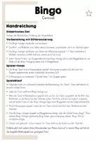 Vorschau - Spiele - Carnival (Fasching, Karneval) Bingo Spiel differenziert - Englisch - Seite 3