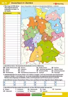 Vorschau - Arbeitsblätter - Deutschland im Überblick - Deckblatt
