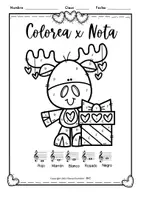 Vista previa - Hojas de trabajo - Colorea Teoría Musical | Notas, Ritmo e Intervalos | - página 2