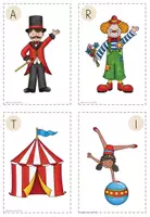 Vorschau - Arbeitsblätter - Lesespaziergang - Zirkus für Klasse 1 und 2 - Seite 1