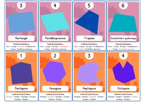 Aperçu - Jeux - Bataille des 6 familles géométriques - Page 1