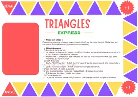 Aperçu - Jeux - Triangles EXPRESS - Page de couverture