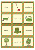 Προεπισκόπηση - Flashcards - Gardening Matching Pairs Game / Παιχνίδι ταιριάσματος ζευγών κηπουρικής - Σελίδα 3