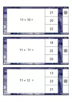 Vorschau - Stationenlernen - Zahlenraum 40 Klammerkarten Addition - Seite 1