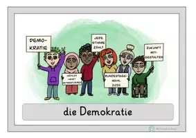 Vorschau - Arbeitsblätter - Bildkarten & Begriffe zur Bundestagswahl #demokratiestärken - Seite 2