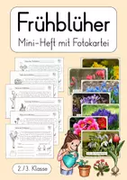 Vorschau - Unterrichtsreihen - Frühblüher - Forscherheft mit Fotokartei (2./3. Klasse) - Deckblatt