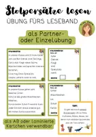 Vorschau - Spiele - Leseband: Lesen üben mit Stolpersätzen - Deckblatt