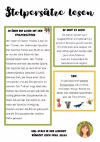 Vorschau - Spiele - Leseband: Lesen üben mit Stolpersätzen - Seite 1
