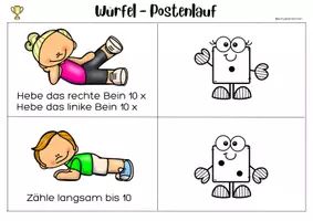 Vorschau - Spiele - Würfel - Postenlauf (Sport Grundschule) - Seite 3