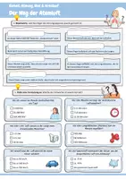 Vorschau - Arbeitsblätter - Biologie | Gesamte Einheit: "Atmung, Blut & Kreislauf“ | 14 Arbeitsblätter + Lösungen + 4 Präsentationen | Klasse 7 und 8 - Seite 3