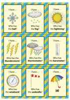Προεπισκόπηση - Flashcards - Weather: I have... Who has...? (Game) / Καιρός: Έχω... Ποιος έχει...; (Παιχνίδι) - Σελίδα 2