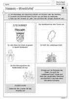 Vorschau - Mal- und Bastelvorlagen - Infocube: Bundesland Hessen | Deutschland - Seite 1