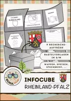 Vorschau - Arbeitsblätter - Infocube: Bundesland Rheinland-Pfalz | Deutschland - Deckblatt