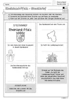 Vorschau - Arbeitsblätter - Infocube: Bundesland Rheinland-Pfalz | Deutschland - Seite 1