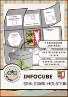Vorschau - Arbeitsblätter - Infocube: Bundesland Schleswig-Holstein | Deutschland - Deckblatt