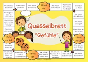 Vorschau - Spiele - DAZ Brettspiel: Quasselbrett Wortschatz "Gefühle" | Brettspiel deutsch | Plauderbrettspiel | Plauderbrett | Plauderspiel | Lass uns reden - Seite 3
