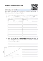 Vorschau - Arbeitsblätter - Wirtschaftswachstum: (nominales- & reales-) BIP + Lösungen - Deckblatt