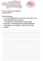 Vorschau - Arbeitsblätter - Reading Habits_Phrases & Writing - Seite 3