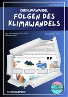 Vorschau - Stundenentwürfe - Folgen des Klimawandel - Deckblatt