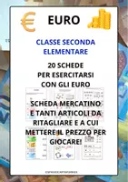 anteprima - Esercizi - EURO SOLDI MATEMATICA SECONDA ELEMENTARE - Pagina di copertina