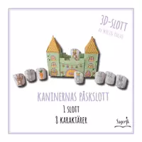förhandsvisning - 3D-pyssel Påskslott - försättsblad