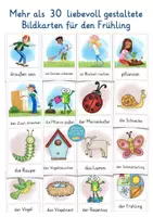 Vorschau - Präsentationen/Tafelbilder - Frühling Bildkarten Deutsch und Deutsch als Zweitsprache in der Grundschule - Seite 1