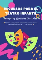 Vista previa - Tarjetas / Manipulativos - 📖 Actividades y Juegos Teatrales para Primaria 🎭 - Portada