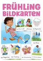 Aperçu - Présentation / Support pour le tableau - Allemand Deutsch Frühling Bildkarten - Page de couverture