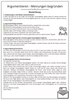 Vorschau - Arbeitsblätter - Argumentieren – argumentativer Brief - Seite 2