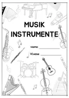 Vorschau - Arbeitsblätter - Musikheft der Musikinstrumente - Seite 1