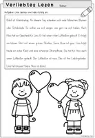 Vorschau - Arbeitsblätter - Valentinstag: Verliebtes Lesen (Klasse 2) - Seite 3