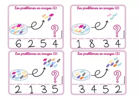 Aperçu - Cartes d'exercices - Problèmes en images (2) - Page 3