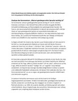 Vorschau - Arbeitsblätter - Gendergerechte Sprache Kommentar Analyse Pragmatischer Text - Deckblatt