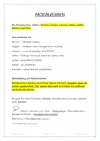 Vorschau - Arbeitsblätter - DAF Modalverben verstehen, üben, anwenden A1, A2 / Lösungen - Seite 1