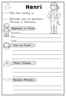 Vorschau - Arbeitsblätter - Arbeitsblätter: Personenbeschreibung (Fasching) - Seite 3