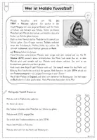 Vorschau - Stationenlernen - Malala Yousafzai Lerntheke - Seite 1