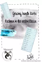 Vorschau - Fördermaterial/Inklusion - Growing bundle: Kartei Rechnen in der ersten Klasse - Deckblatt