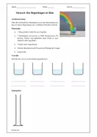 Vorschau - Arbeitsblätter - Versuch zur Dichte - Regenbogen im Glas - Chemie - mit Gefährdungsbeurteilung - Seite 3