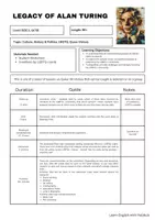 Aperçu - Préparation de séance / Séance complète - The Legacy of Alan Turing - LGBTQ+ History - Page 1