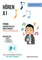 Vorschau - Unterrichtsreihen - Deutsch/ Daf: A1 HÖREN + LESEN Thema: Freizeit MP3 - Deckblatt