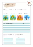 Vorschau - Arbeitsblätter - Der Jahreskreis / Das Jahr - ab Klasse 2 - Seite 2
