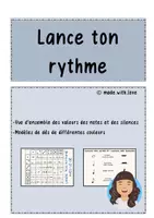 Aperçu - Jeux - lance ton rythme - Page de couverture