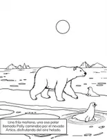 Vista previa - Manualidades / Dibujos para colorear - Polly, la osa polar y el hielo que se derrite - página 3