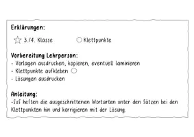 Aperçu - Fiches - Wörtersortiermaschine Klasse 3 und 4 - Page 1