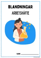 förhandsvisning - Blandningar - Arbetshäfte - försättsblad