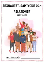 förhandsvisning - Sexualitet, samtycke och relationer - Arbetshäfte - försättsblad