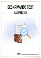 förhandsvisning - Beskrivande text (Faktatexter) - Arbetshäfte - försättsblad