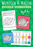 Vorschau - Spiele - Doodle Schnecken Würfeln & Malen - Kooperatives Kunstprojekt im Frühling - Deckblatt