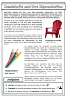 Vorschau - Arbeitsblätter - Kunststoffe und ihre Eigenschaften Technik - Seite 1