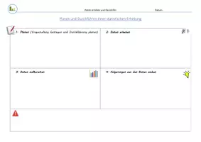 Vorschau - Arbeitsblätter - Statistische Erhebungen - Planen und Durchführen - Seite 1